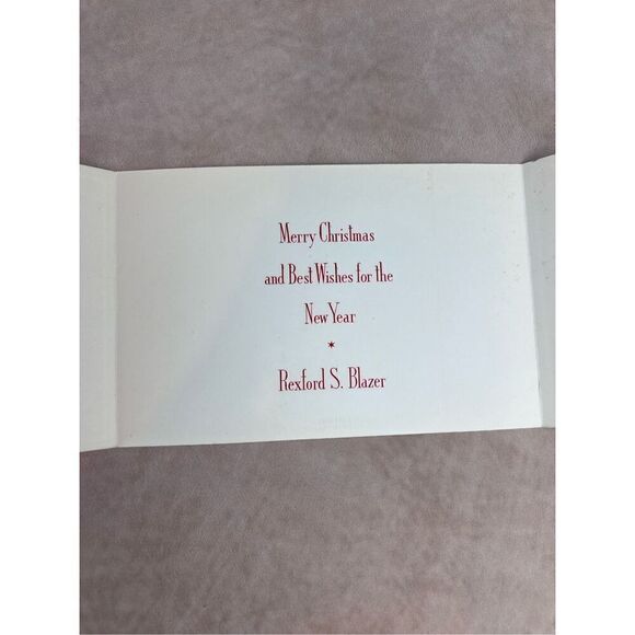 Vintage 1960s 1970s Cartier Christmas Card - Picture 4 of 6